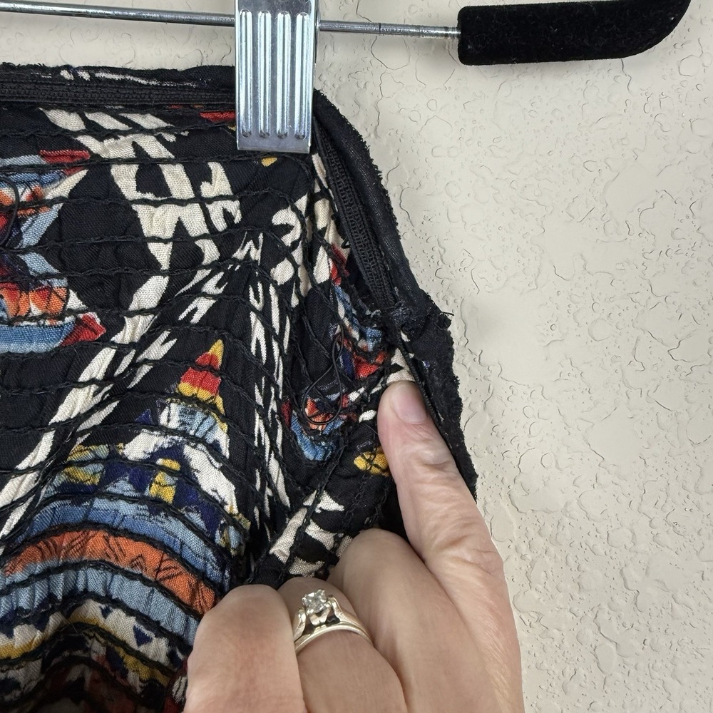 Angie Smocked Tube Top Maxi Dress Womens S Aztec Boho Gypsy Festival Fairy - Picture 12 of 14